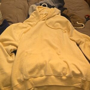 XL industry of all nations off white hoodie. Organic fleece cotton. Chem free